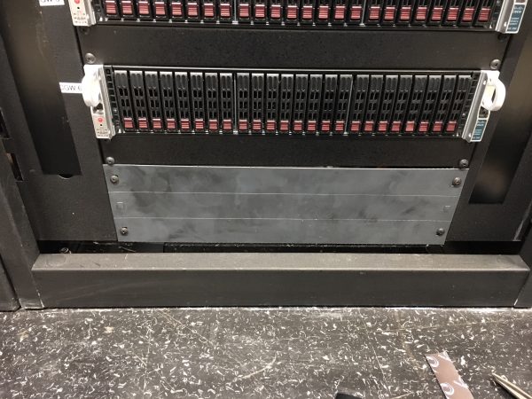 Mag seal below data center servers