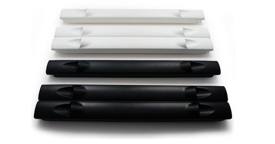 White and black hotlok blanking panels